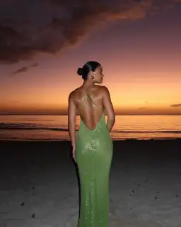 Rat & Boa Gaia Dress Green Size M / AU 10 for rent on The Volte - image 5