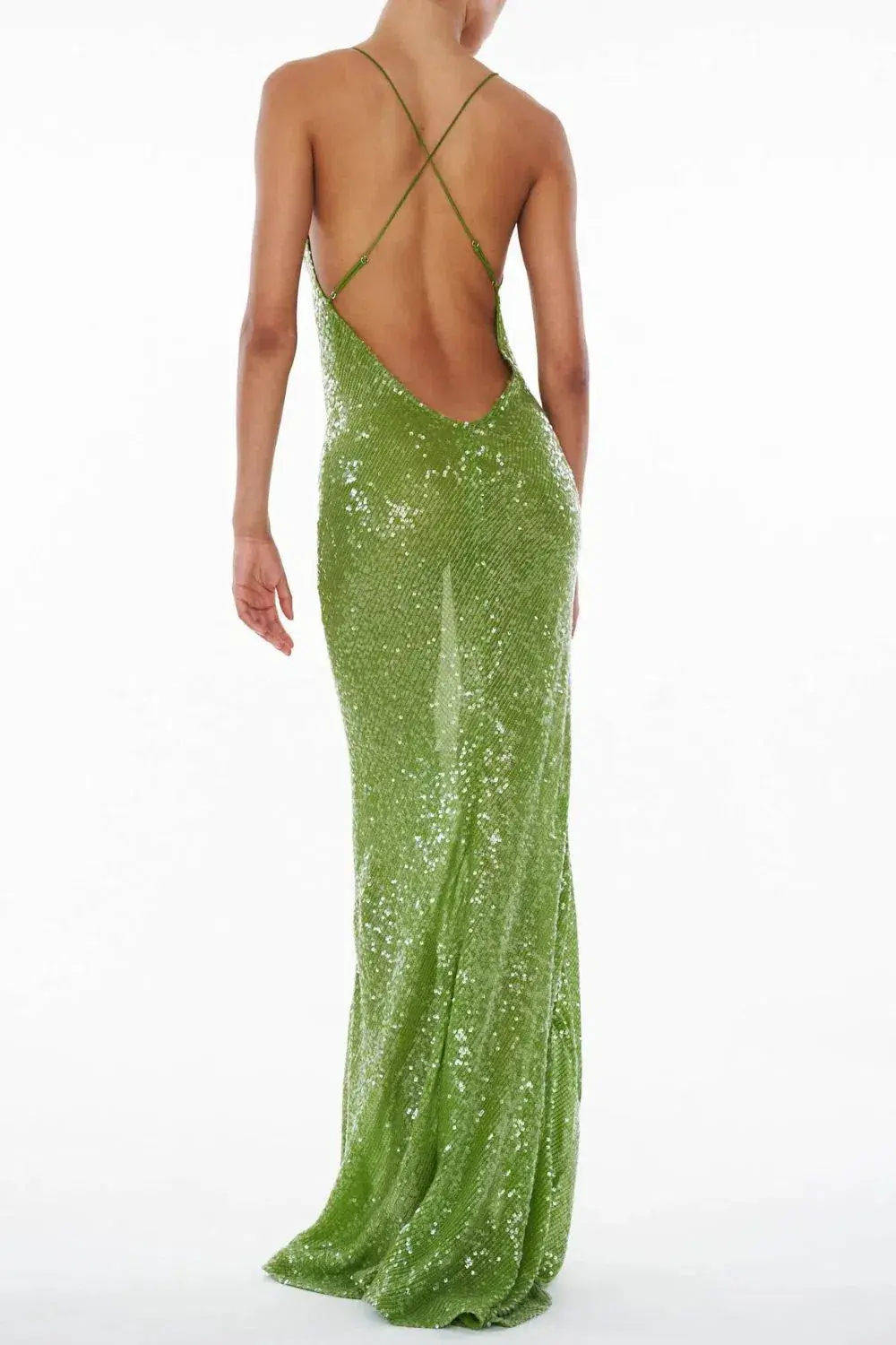 Rat & Boa Gaia Dress Green Size M / AU 10 for rent on The Volte - main image