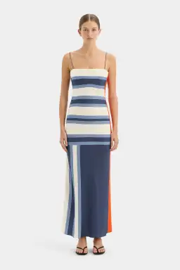 Sir the Label Dazed Slip Dress Studio Print Size 10