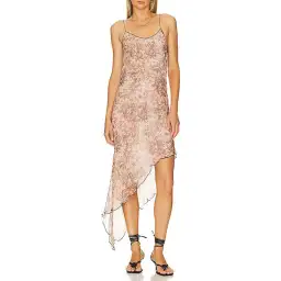 Bec & Bridge Florentine Asym Midi Dress Floral Versailles Size 10 for rent on The Volte - image 3