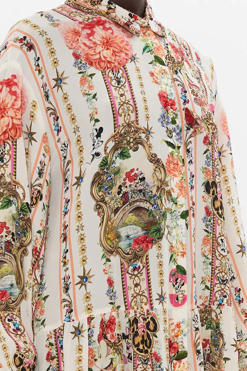 Camilla Tiered Shirt Minnie Dress Minnie Magic Forever Size L / AU 14 for rent on The Volte - main image