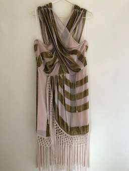 Alice mccall surrealist dress in pink and champagne. Size 12