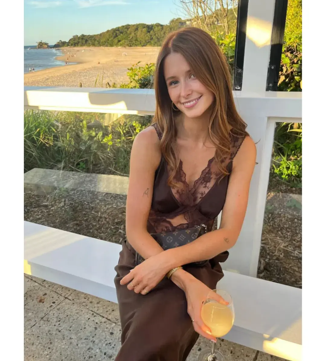 Sir The Label Aries Gown Brown Size 1 / AU 8 for rent on The Volte - main image