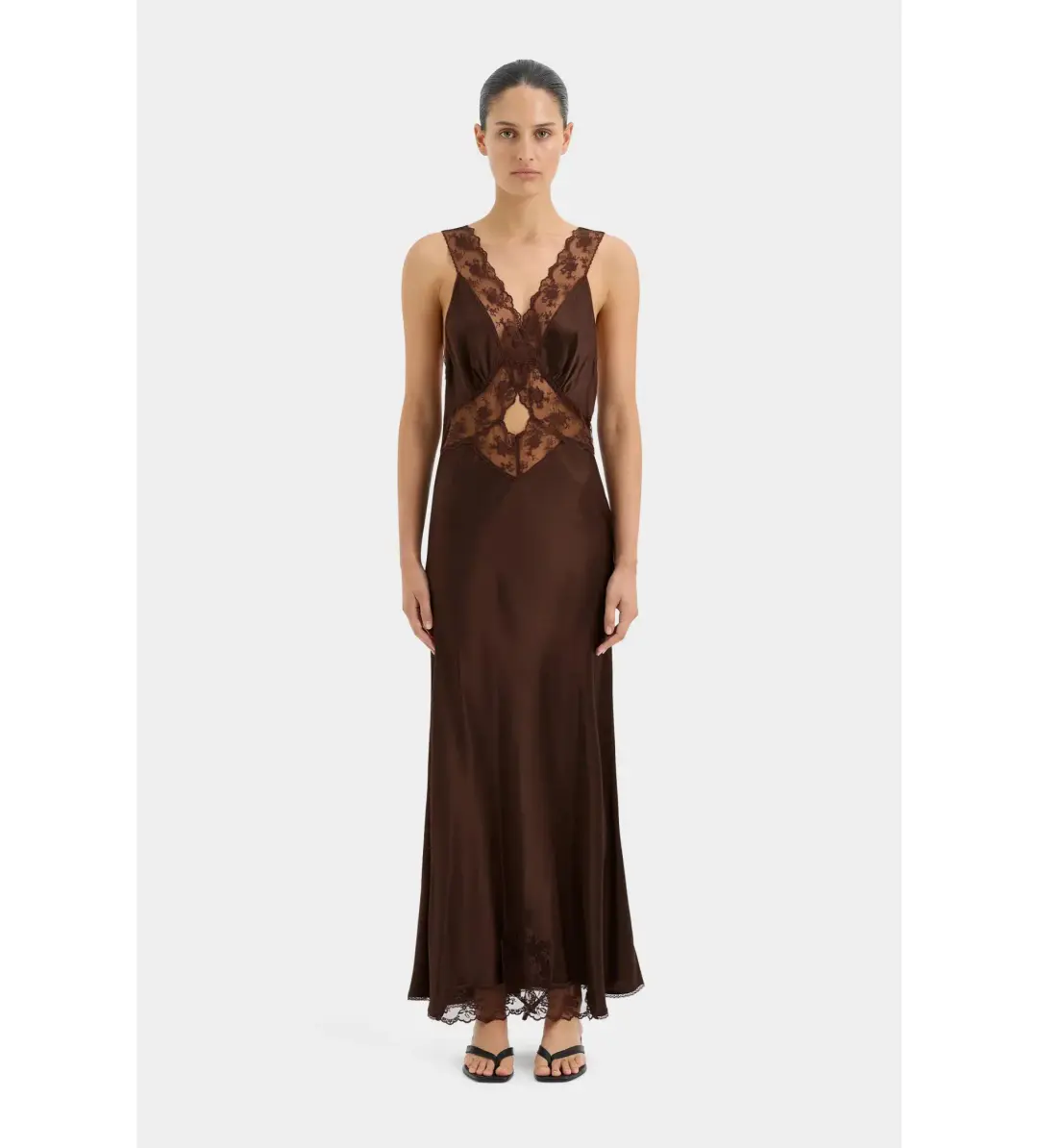 Sir The Label Aries Gown Brown Size 1 / AU 8 for rent on The Volte - main image