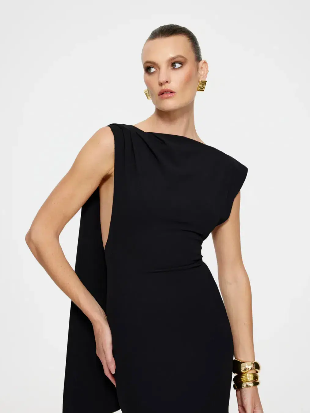 Effie Kats Audrey Gown Black Size XS / AU 6 for rent on The Volte - main image