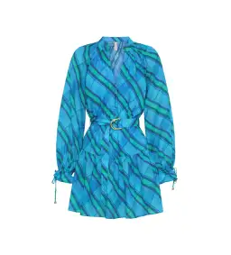 Kivari Oceana Mini Dress Blue Size AU 8 for rent on The Volte - image 4