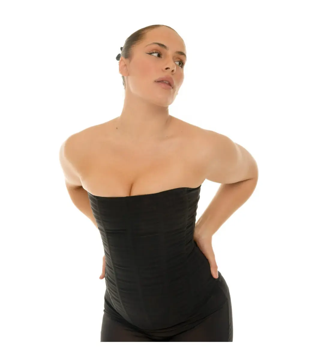 Are You Am Sunniva Corset in Black Size AU 10 for rent on The Volte - main image