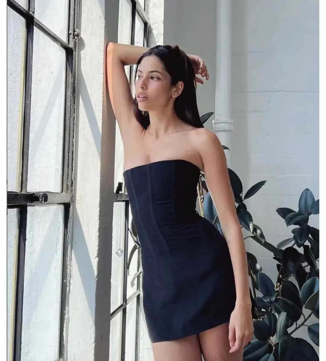 Are You Am Sunniva Corset in Black Size AU 10 for rent on The Volte - main image