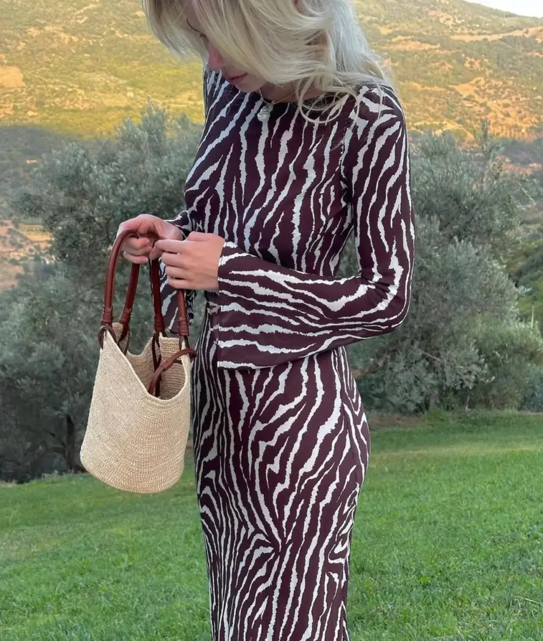 Realisation Par The Gia Dress in Animal Print Size Small / AU 8 for rent on The Volte - main image