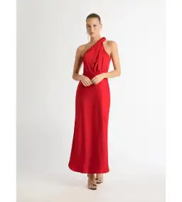 Sheike Naomi Maxi Dress in Red Size AU 12
