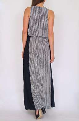 Sass & Bide rhythm and blues maxi grey print sz 8
