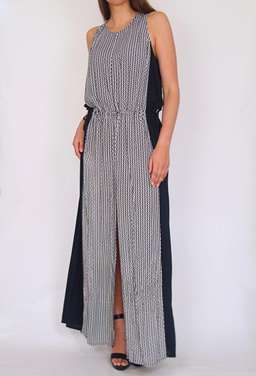 Sass & Bide rhythm and blues maxi grey print sz 8