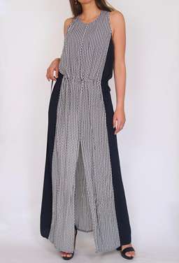 Sass & Bide rhythm and blues maxi grey print sz 8
