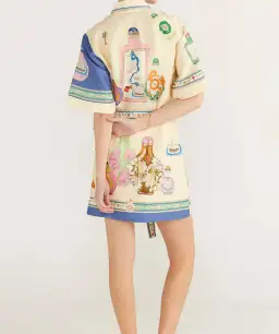 Alemais Elixir Mini Dress Multi Size 8 for rent on The Volte - image 3