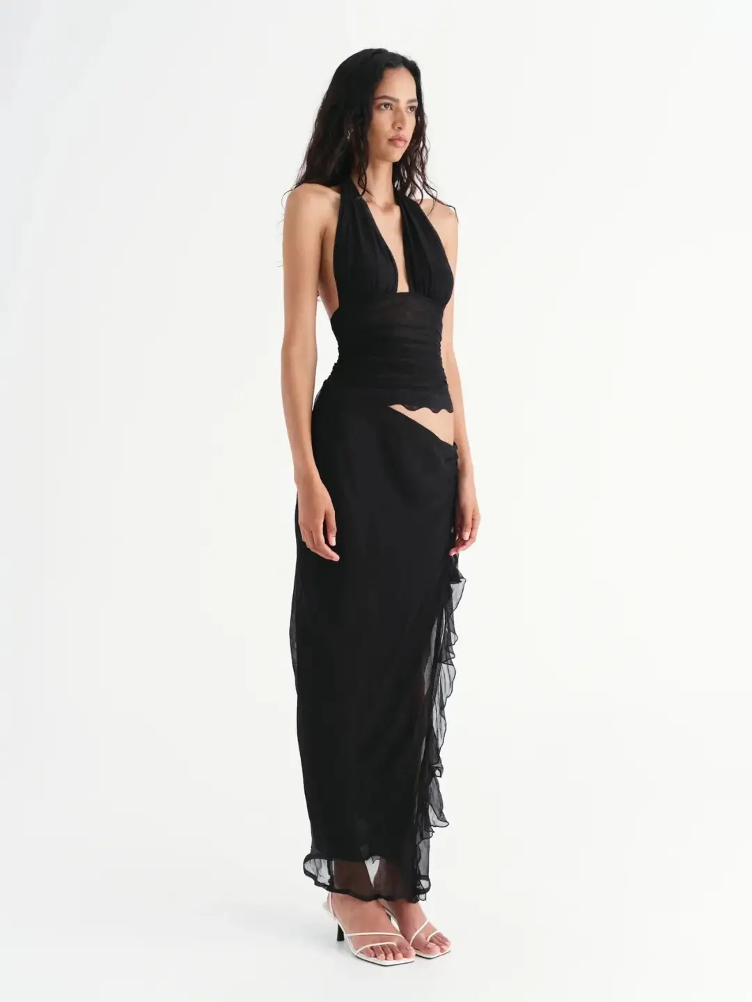 Benni Penelope Maxi Dress Black Size 8 for rent on The Volte - main image