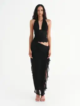 Benni Penelope Maxi Dress Black Size 8 for rent on The Volte - image 1