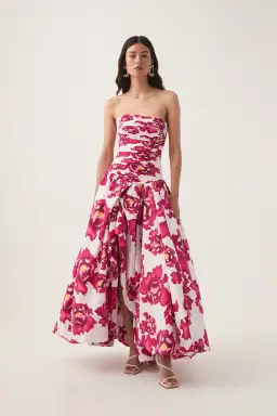 Aje Behold Maxi Dress Boldly Blooming Size 8 for rent on The Volte - image 1