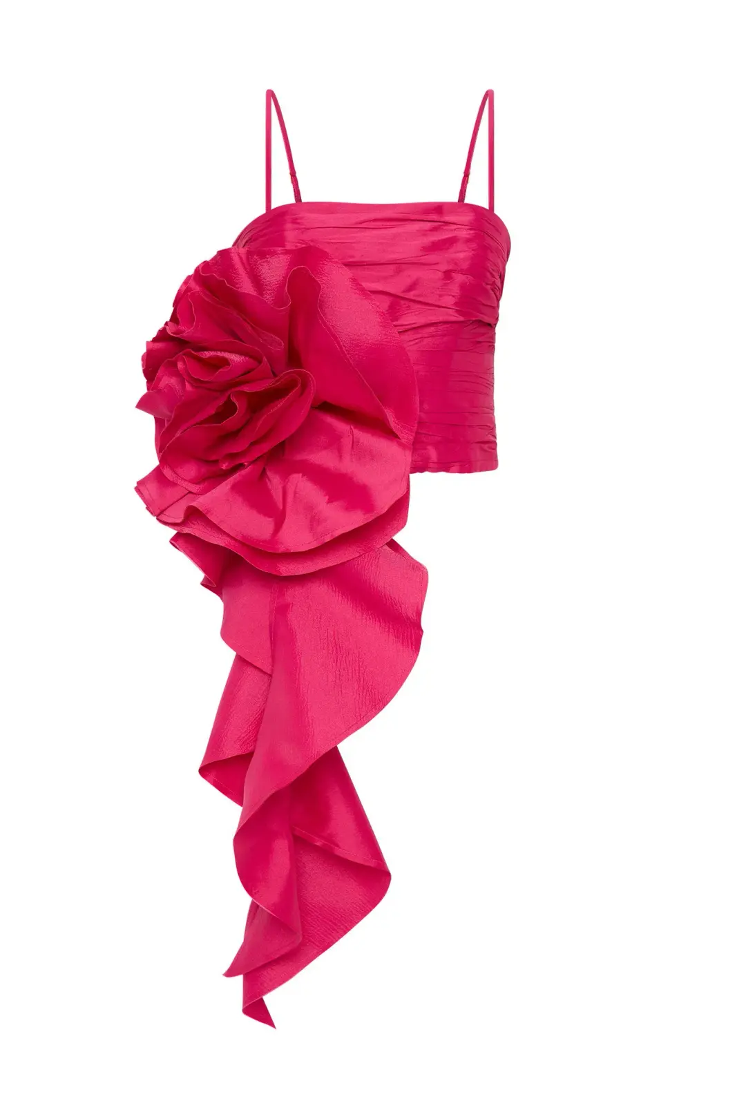 Aje Potion Spiral Top And Mini Skirt Set Rich Magenta Size 8 for rent on The Volte - main image