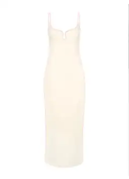 Paris Georgia Marlo Dress Cream /Bubblegum Pink Size S/Au 6 for rent on The Volte - image 3