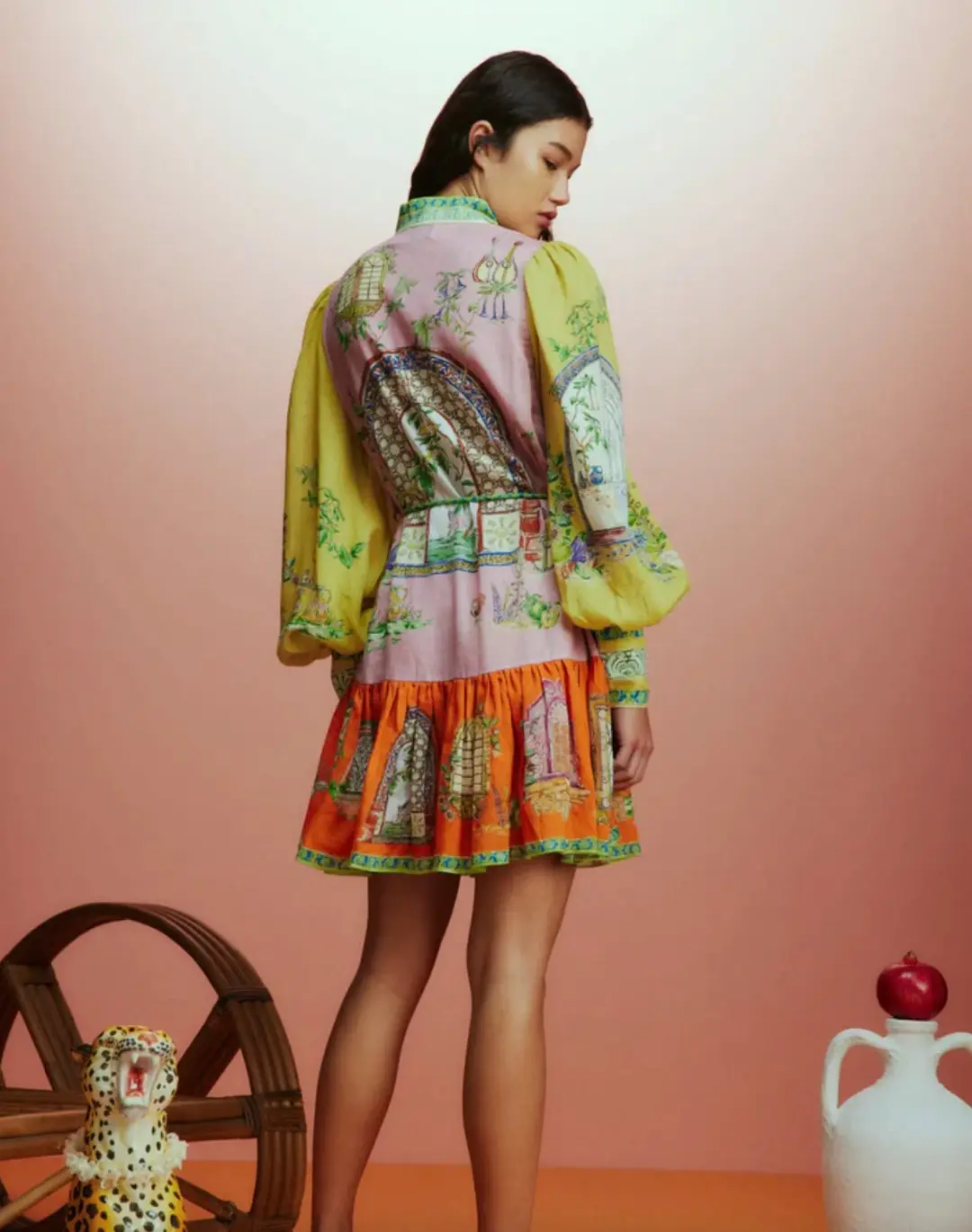 Alémais Monte Mini Dress Multi Size 16 for rent on The Volte - main image