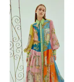 Alémais Monte Midi Shirtdress Multi Size 16 for rent on The Volte - image 2