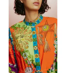 Alémais Tiger Shirtdress Multi Size 16 for rent on The Volte - image 2