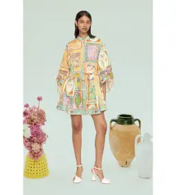 Alémais Holiday Go-to Mini Dress Multi Size 16 for rent on The Volte - image 1