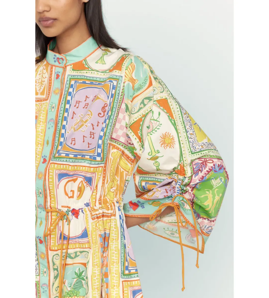 Alémais Holiday Go-to Mini Dress Multi Size 16 for rent on The Volte - main image