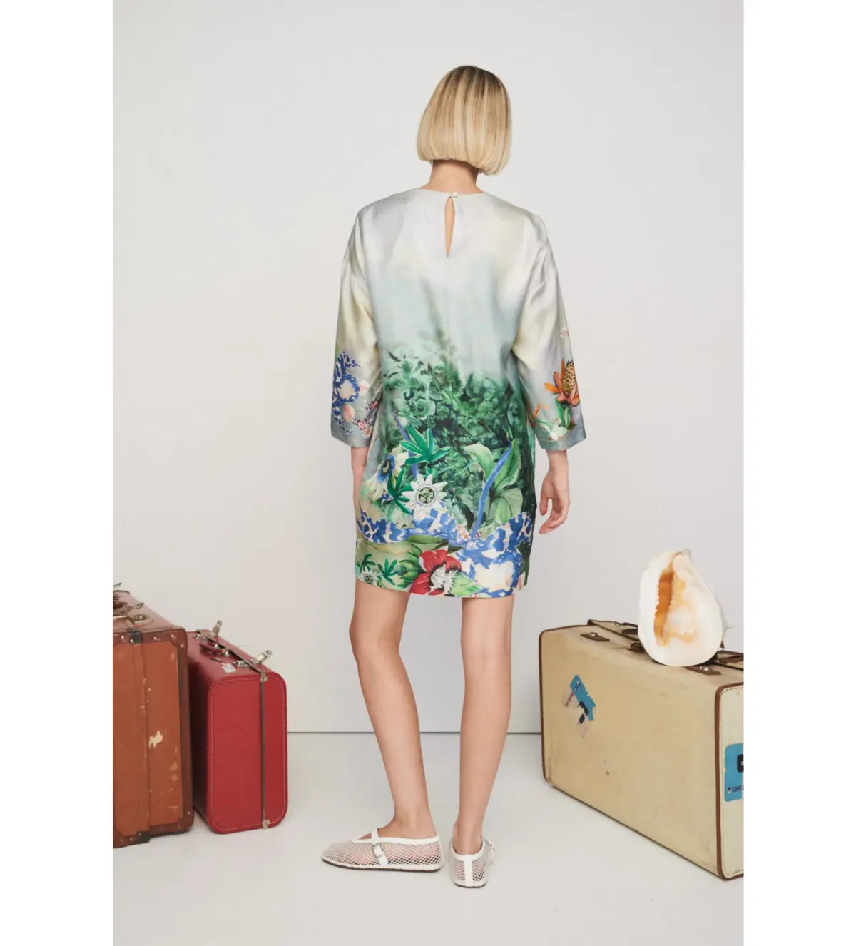 Alemais Mirage Mini Dress Floral Size 8 - Image 2