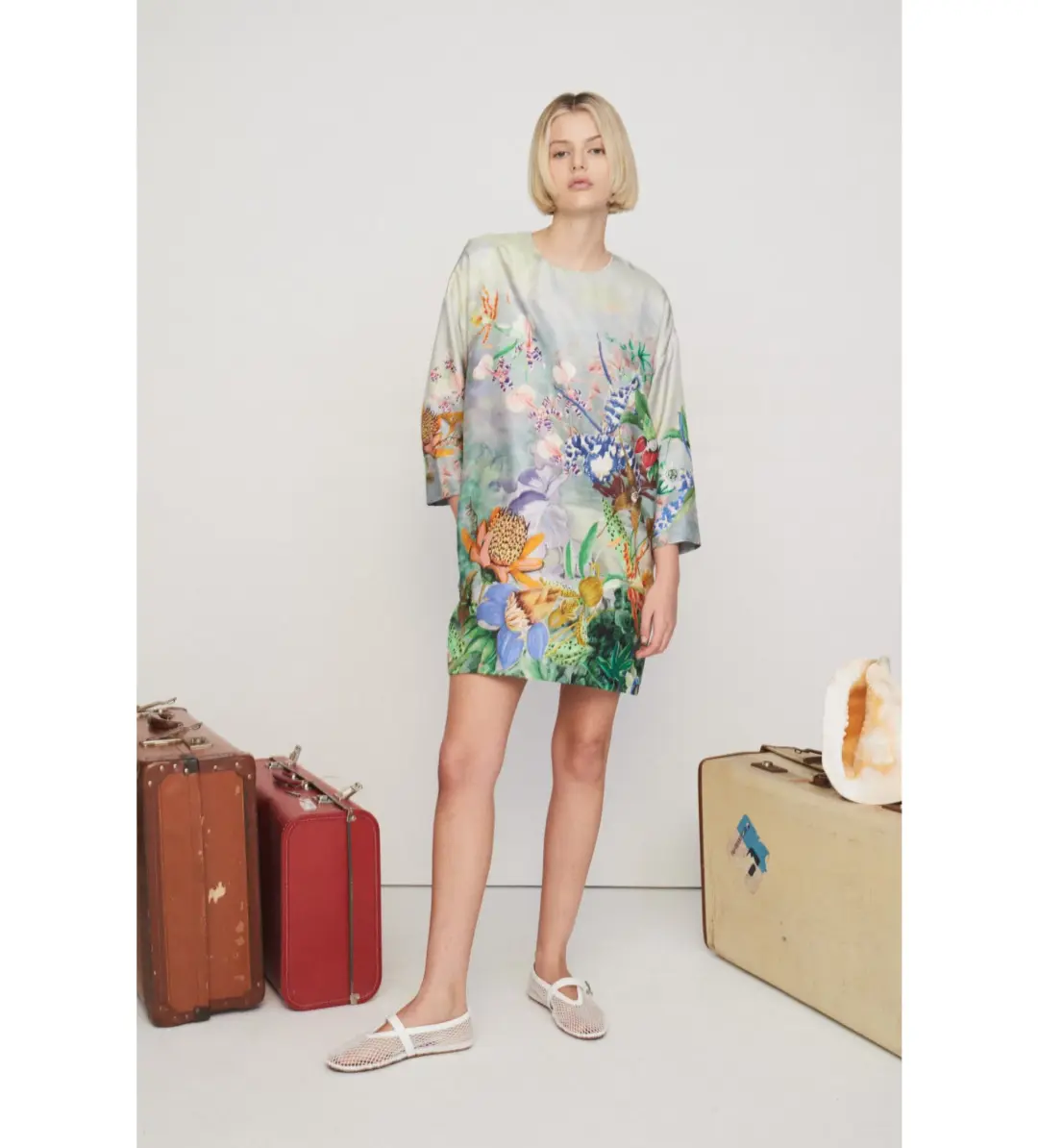 Alemais Mirage Mini Dress Floral Size 8 for rent on The Volte - main image