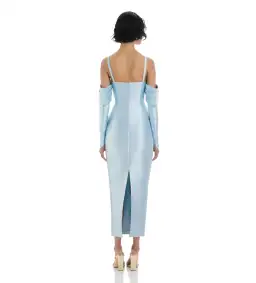 Eliya the Label Annalise Dress Blue Size L / AU 12 for rent on The Volte - image 3