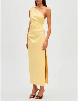 Misha Aubree Midi Dress Yellow Size 10/M for rent on The Volte - image 2