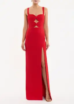 Rebecca Vallance Karina Gown in Red Size 6 for rent on The Volte - image 1