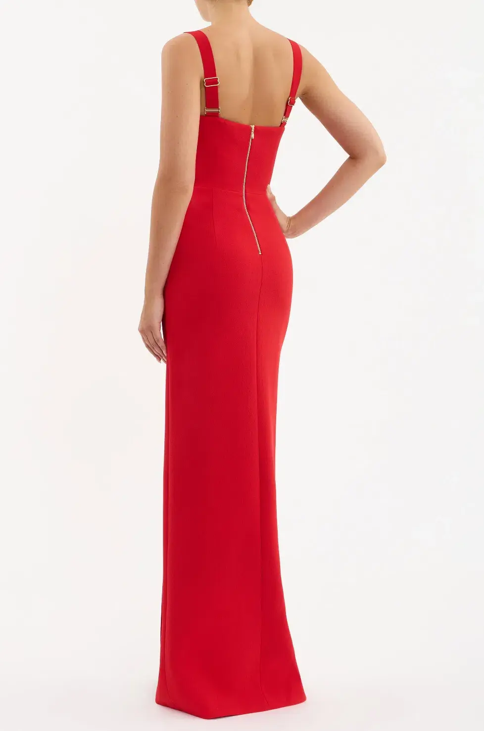 Rebecca Vallance Karina Gown in Red Size 6 for rent on The Volte - main image
