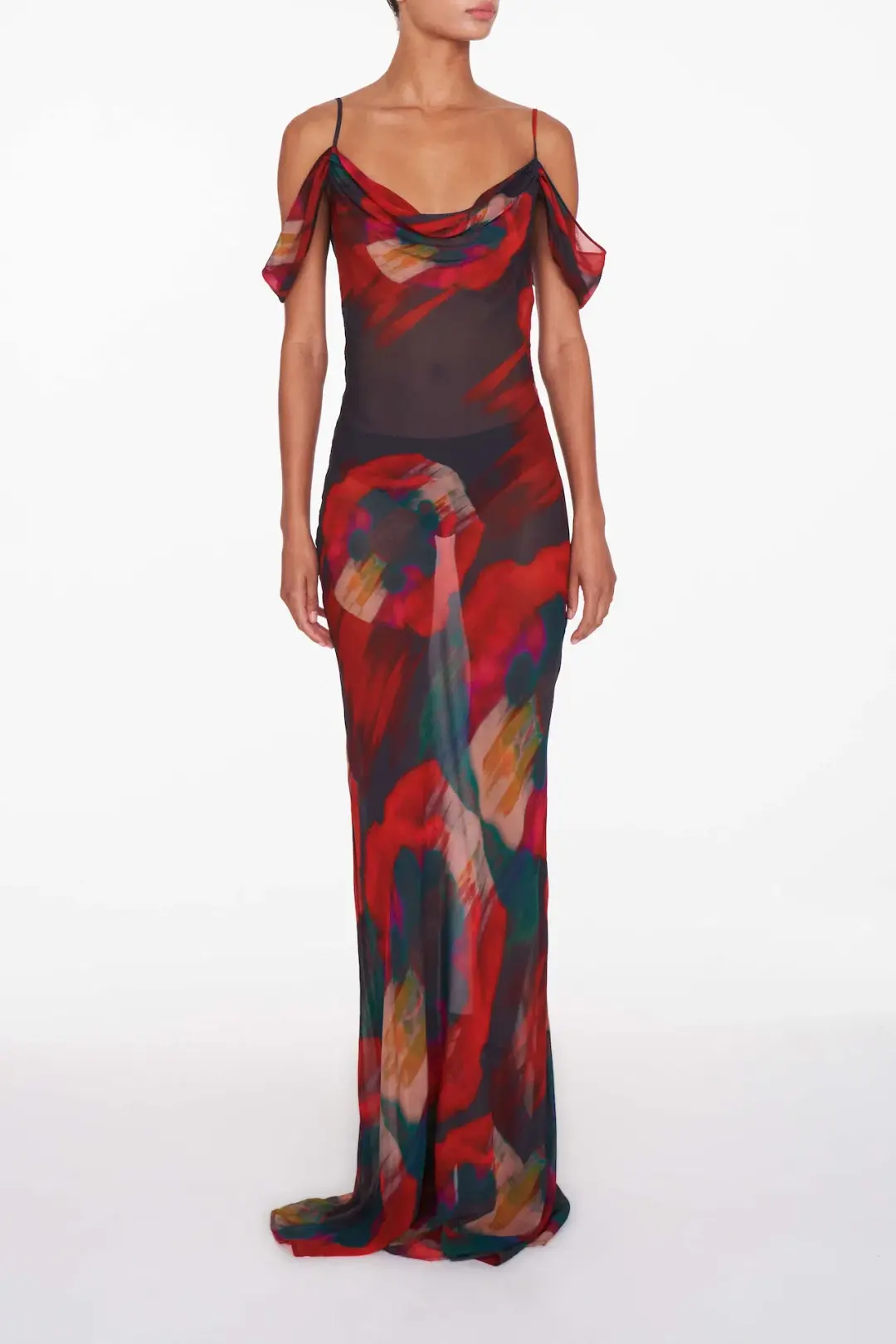 RAT & BOA Adriana Dress Abstract Floral Size 4 for rent on The Volte - main image