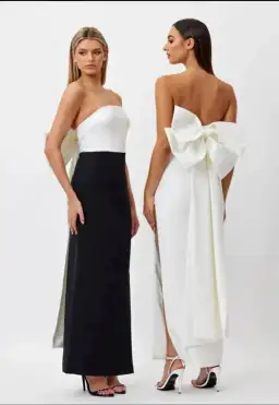 Bianca and Bridgett willow black and white dress size 10 for rent on The Volte - image 1
