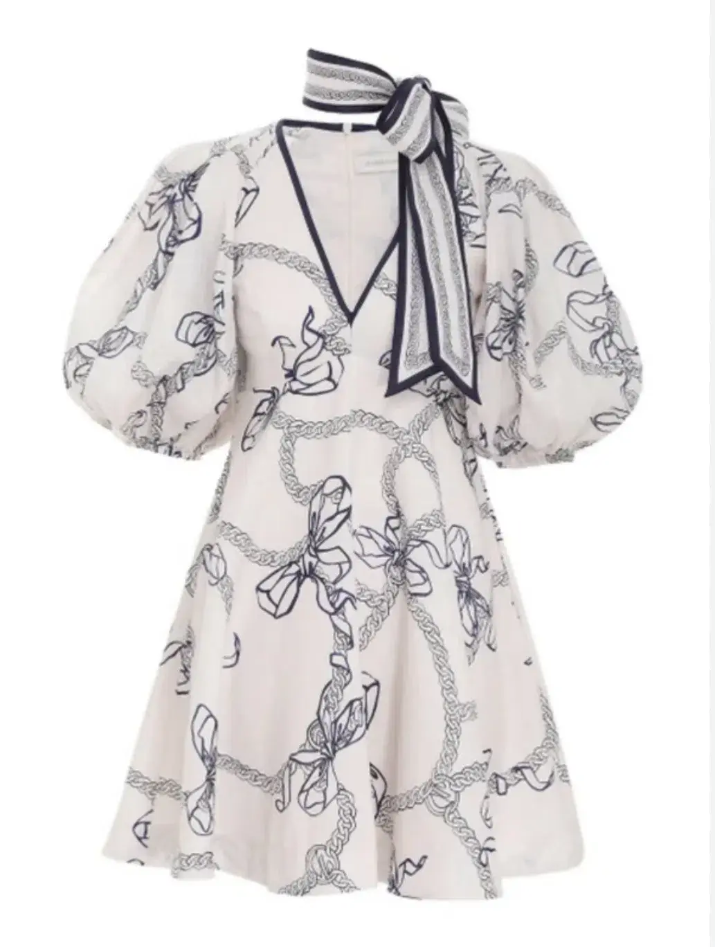 Zimmermann Bows Day Dress Mini Size 2 for rent on The Volte - main image