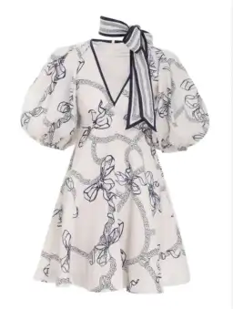 Zimmermann Bows Day Dress Mini Size 2 for rent on The Volte - image 1