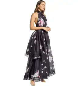 Aje Sienna Maxi Dress Black Floral Size AU 12 for rent on The Volte - image 2
