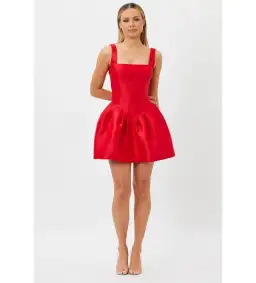 Bianca & Bridgett Alba Mini Dress Red Size AU 12 for rent on The Volte - image 1