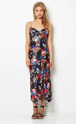 Bec & Bridge Cha Cha Midi Dress Print Size 8 for rent on The Volte - image 1