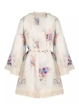 Zimmermann The Jude Lace Trim Swing Dress in Bright Floral Size 4 / AU 16 for rent on The Volte - image 5