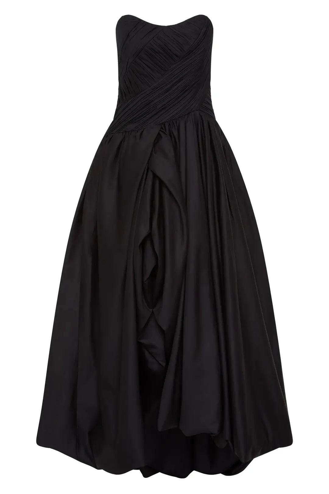 Aje Spatial Maxi Dress Black Size 12 for rent on The Volte - main image