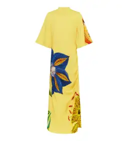 Alémais Dahlia Midi Dress Yellow/Floral Size 16 for rent on The Volte - image 4