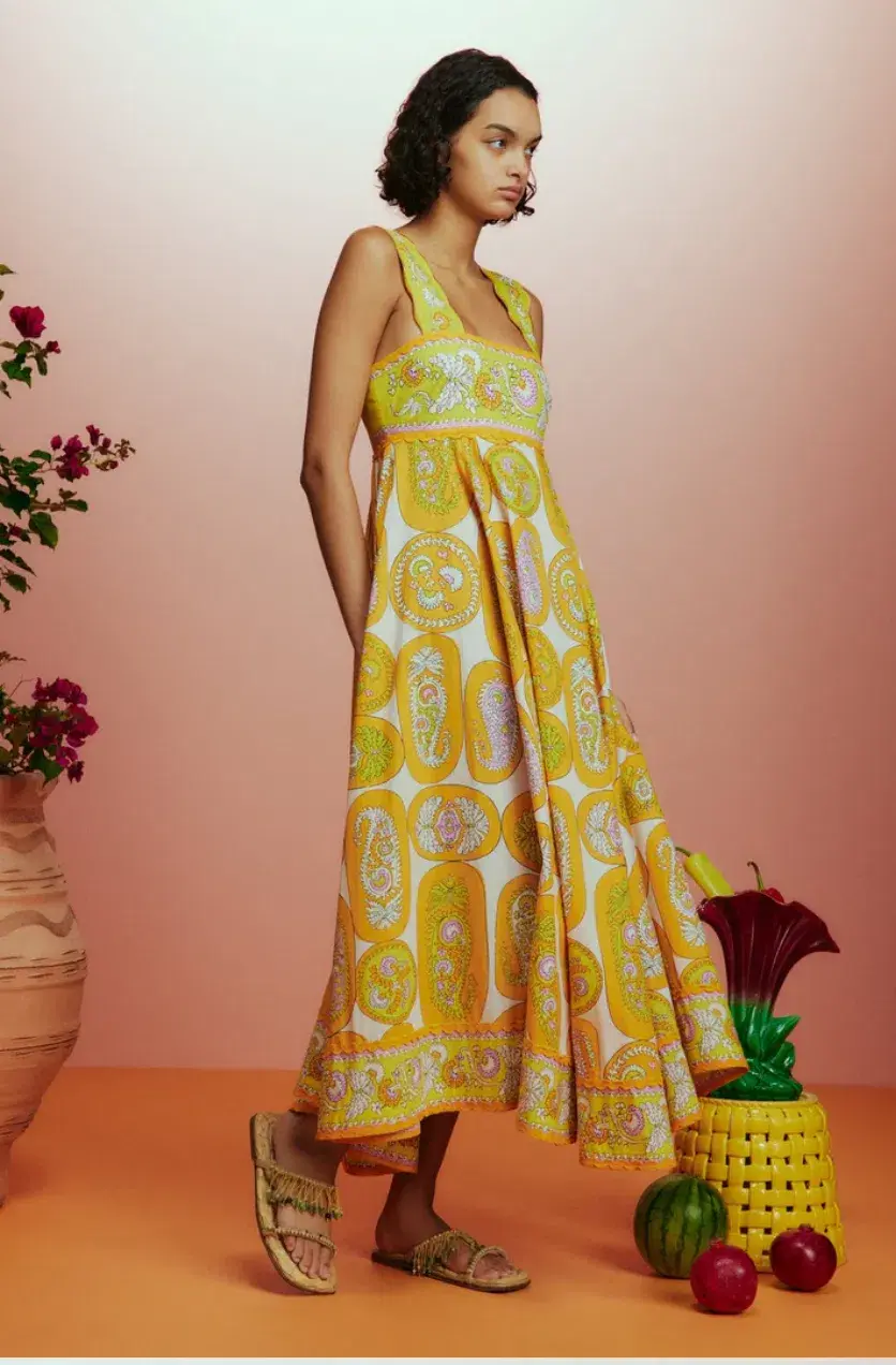 Alémais Diana Summer Dress Size 16 for rent on The Volte - main image