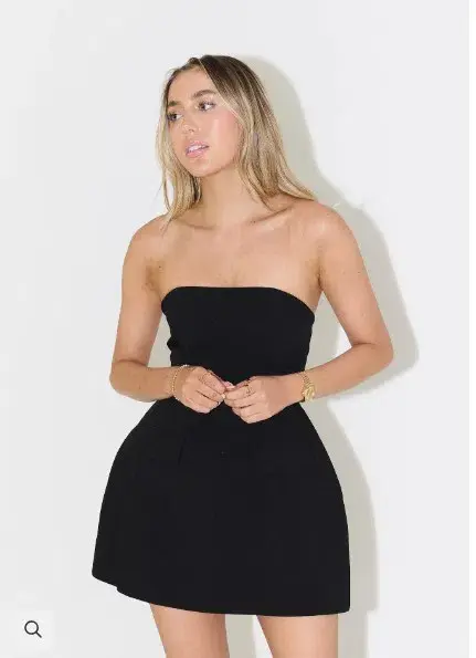 Odd Muse Ultimate Muse Strapless Dress - Black Size 10 for rent on The Volte - main image