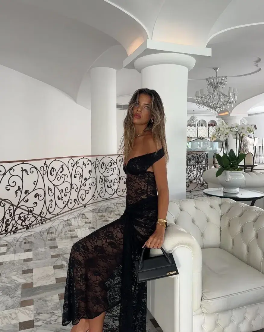 Natalie Rolt Aubrey Dress Black Size 0/AU 6 for rent on The Volte - main image