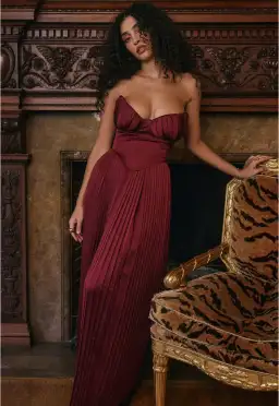 House Of CB Marcella Dress Berry Size S/AU 8 for rent on The Volte - image 1