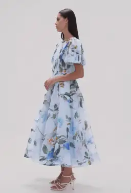 AJE Nova Pleated Midi Dress for rent on The Volte - image 2