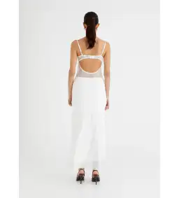 Benni Gabriel Maxi Dress White Size AU 6 for rent on The Volte - image 4